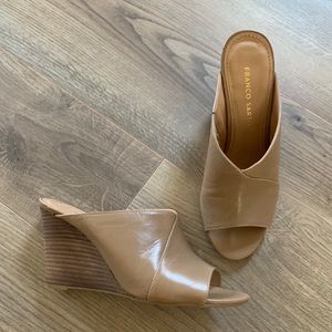Franco Sarto Wedge Mules